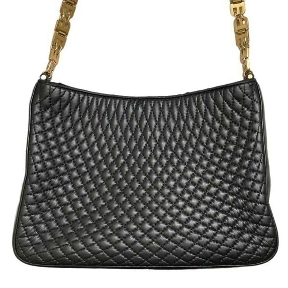 Bally vintage quilted leather should bag